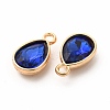 Faceted Glass Rhinestone Pendants GLAA-I051-A10-3