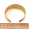304 Stainless Steel Cuff Bangles for Women BJEW-G749-11G-5