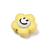 Spray Painted Alloy Beads PALLOY-S038-14B-2