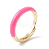 Enamel Adjustable Ring RJEW-F124-08-G-2