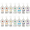 Brass Dangle Earring EJEW-TAC00016-2