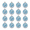 Platinum Plated Alloy Enamel Charms ENAM-S118-04P-P-2