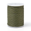 Round Waxed Polyester Cord YC-G006-01-1.0mm-37-1