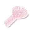 Acylic Pendant with Glitter Powder OACR-H035-01C-2