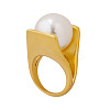 304 Stainless Steel & Imitation Pearl Finger Rings FS-WG0396A-01-3