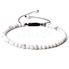 Adjustable Women's Howlite Beaded Bracelet CN3407-47-1