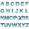 26Pcs 26 Styles Transparent Epoxy Resin Pendants CRES-YW0002-28K-1