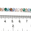 Electroplate Transparent Glass Beads Strands EGLA-A035-T4mm-HL01-4
