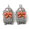 Opaque Resin Cartoon Pendants LS-CRES-B015-03-1