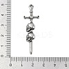 316 Surgical Stainless Steel Big Pendants STAS-G349-11AS-3