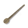 Tibetan Style Alloy Bookmark Rulers AJEW-JK00262-05-3