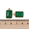 Natural Green Onyx Agate(Dyed & Heated) Pendants LS-STAS-K291-04G-06-3