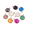 Natural & Synthetic Mixed Stone Pendants G-T144-72M-KCG-1