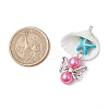12Pcs Shell Pendants PALLOY-JF03695-02-2