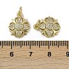 Brass Micro Pave Cubic Zirconia Pendants KK-I358-063G-L-3