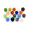 Transparent Glass Crystal Round Woven Beads X-GLAA-A034-8mm-A-1