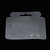 Plastic Hair Clip Display Cards X-CDIS-R034-56-2