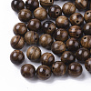 Natural Wood Beads WOOD-S666-8mm-03-1