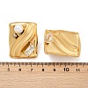 304 Stainless Steel Cubic Zirconia Stud Earrings EJEW-Z110-03G-02-5