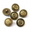 1-Hole ABS Plastic Shank Buttons BUTT-WH0015-73A-1