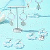 Acrylic Bead DIY Earring Making Kits DIY-FS0006-67D-7