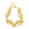 Brass Beads Bracelets for Women BJEW-D317-04G-4