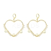 Brass Leverback Earrings EJEW-JE06009-1