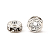 Brass Rhinestone Spacer Beads X-RB-A014-Z5mm-01S-3