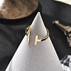 304 Stainless Steel Open Cuff Rings for Women RJEW-S395-02G-1