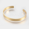 Brass Cuff Bangle LS-BJEW-P168-E03-6