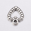 Antique Silver Plated Tibetan Style Zinc Alloy Heart Pendants X-AC0324-3