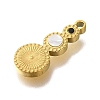 Ion Plating(IP) 304 Stainless Steel Manual Polishing Charms STAS-M059-04G-04-2