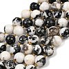 Natural Zebra Jasper Beads Strands G-C249-A15-16mm-3