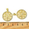 Mother's Day Brass Micro Pave Cubic Zirconia Pendants KK-H472-07G-05-3