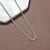 304 Stainless Steel Rope Chain Necklaces NJEW-Z084-02P-02-1