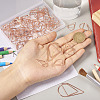 200Pcs 3 Style Carbon Steel Paper Clips FIND-TA0002-18RG-8