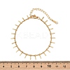 304 Stainless Steel Bar Tassel Chain Anklets for Women LS-AJEW-G071-01G-3