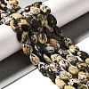 Natural Yellow Turquoise(Jasper) Beads Strands G-I377-A14-1