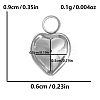 304 Stainless Steel Pendant Cabochon Settings PW-WG002AB-03-2