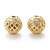 Alloy Hollow Beads PALLOY-P238-07G-RS-2