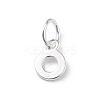 925 Sterling Silver Letter Charms STER-C012-01S-O-1