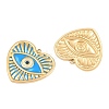 304 Stainless Steel Enamel Pendants STAS-G394-07G-02-2