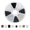 8 Style 8/0 Glass Round Seed Beads SEED-YW0001-38B-1