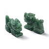 Natural Green Aventurine Carved Healing Dragon Figurines DJEW-F025-02D-1