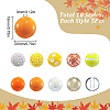 50Pcs 10 Style Thanksgiving Day Theme Acrylic Beads SACR-SC0001-21-2