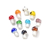 Mushroom Handmade Lampwork Beads Strands LAMP-R116-03-2