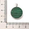 Brass Micro Pave Clear Cubic Zirconia Pendants KK-P260-30P-3