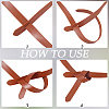 1Pc PU Imitation Leather Knot Strap Belts AJEW-CL0001-42B-6