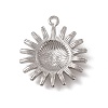 Non-Tarnish 304 Stainless Steel Pendants STAS-P316-18P-2