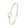 Stainless Steel Hollow Out Heart Bangle BJEW-YW0001-08G-1